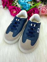 Tenis Nilqi Masculino Enzo Azul Marinho e Off