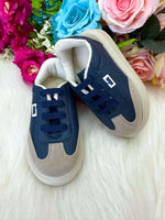 Tenis Nilqi Masculino Enzo Azul Marinho e Off