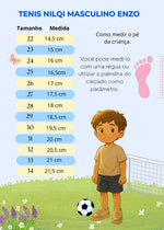 Tenis Nilqi Masculino Enzo Azul Marinho e Off