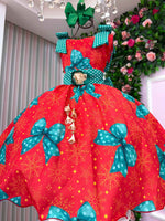 Vestido Marie Alegria de Natal Vermelho