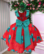 Vestido Marie Alegria de Natal Vermelho