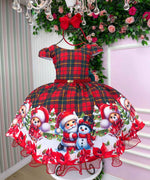 Vestido Banana Club Ursinho Natalino - Natal