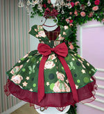 Vestido Banana Club Encanto de Natal Verde