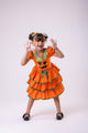 Vestido Tematicos Kids Halloween Doce Abóbora