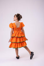 Vestido Tematicos Kids Halloween Doce Abóbora