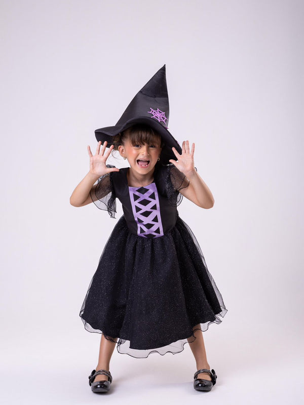 Vestido Tematicos Kids Halloween Encanto Sombrio