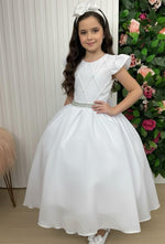 Vestido Ysa Kids Ariane Longo Branco