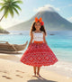 Vestido Temáticos Infantil Luxo Princesa Praia Modelo 3