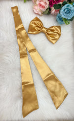 Laço Opcional / Faixa Do Vestido Selena Dourado