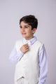 Conjunto Miss Cherry Social Leonardo Colete Amarelo Claro