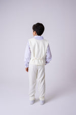 Conjunto Miss Cherry Social Leonardo Colete Amarelo Claro