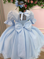 Vestido Bella Child Priscila Azul Bebe