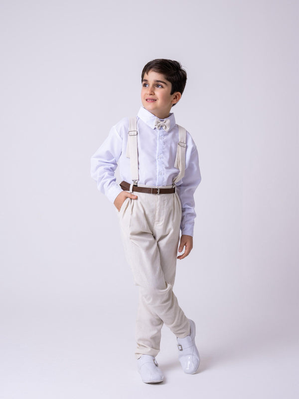 Conjunto Miss Cherry Meninos Social Linho Vitor