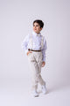 Conjunto Miss Cherry Meninos Social Linho Vitor