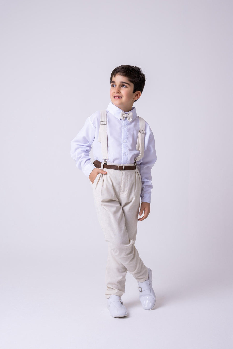 Conjunto Miss Cherry Meninos Social Linho Vitor