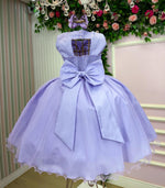 Vestido Marie Jardim das Borboletas Lilas Viviane