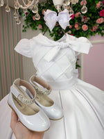 Vestido Bella Child Ravena Branco