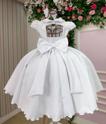 Vestido Bella Child Ravena Branco