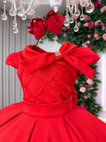Vestido Bella Child Ravena Vermelho