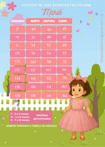 Vestido Marie Jardim das Borboletas Lilas Viviane