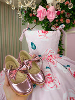 Vestido Giovanella Karine Florido Rosa