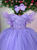 Vestido Menina Bonita Angelie Lilás