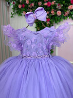 Vestido Menina Bonita Angelie Lilás