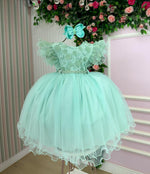 Vestido Menina Bonita Angelie Verde Menta
