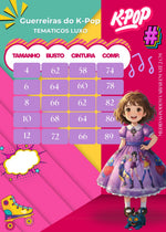 Vestido Tematicos Luxo Guerreiras Musical