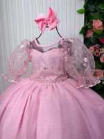 Vestido Bella Child Longo Eva Rosa Bebe