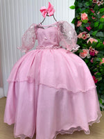 Vestido Bella Child Longo Eva Rosa Bebe