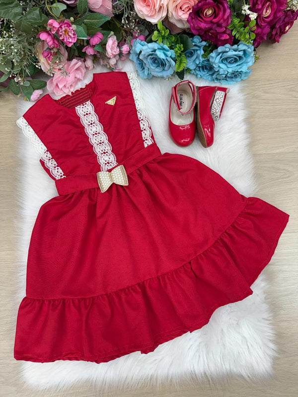 Vestido Blogueirinha Valéria Vermelho