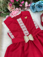 Vestido Blogueirinha Valeria Vermelho
