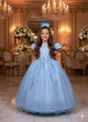 Vestido Marie Longo Heloisa Azul Bebe