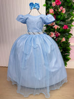 Vestido Marie Longo Heloisa Azul Bebe