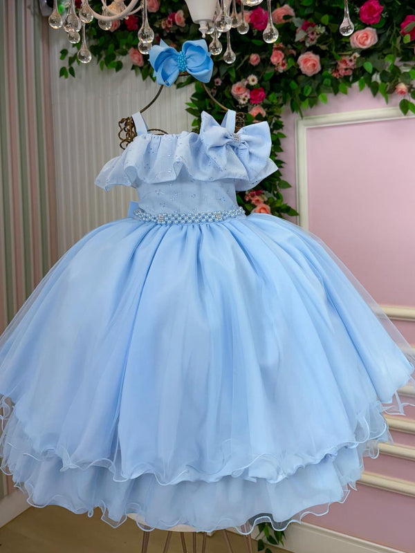 Vestido Bella Child Martina Azul Bebe