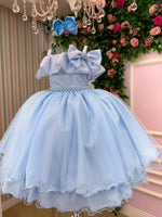 Vestido Bella Child Martina Azul Bebe