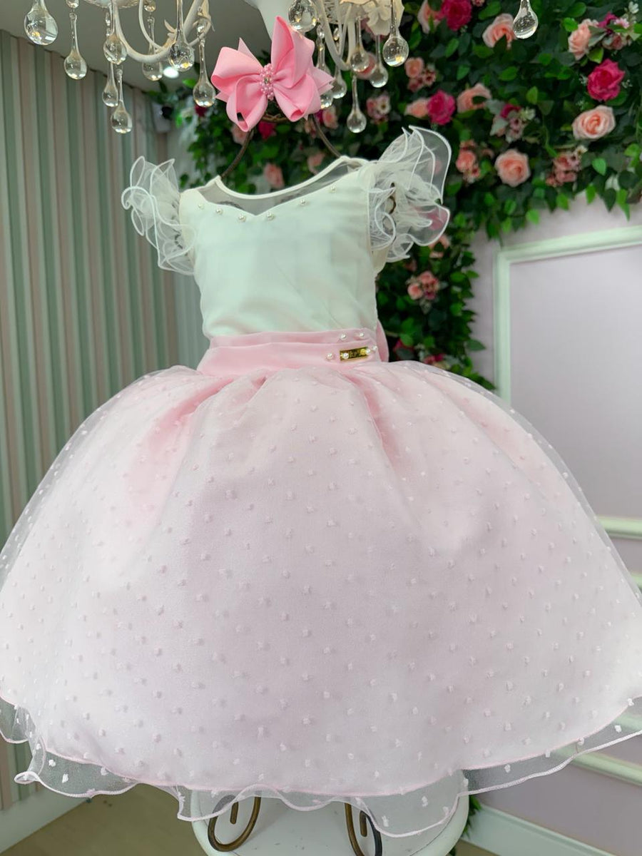 Vestido Mini Miss Betani Rosa Bebe
