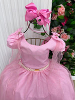 Vestido Banana Club Longo Diamante Rosa