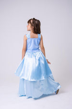 Fantasia Princesa Belli Longa Princesa Azul Modelo 3