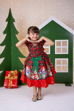 Vestido Marie Magia De Natal Vermelho