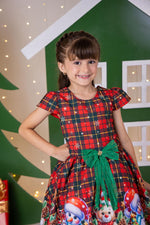 Vestido Marie Magia De Natal Vermelho