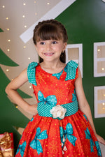 Vestido Marie Alegria de Natal Vermelho
