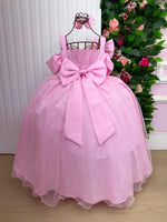Vestido Banana Club Longo Doce Elegancia Rosa