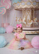 Vestido Menina Bonita Arco iris Aurora - Candy