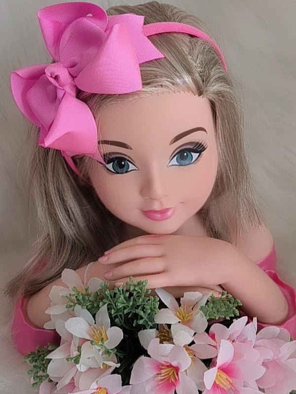 Tiara Belli Laço Rosa Chiclete