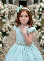 Vestido Ysa Kids Ariane Longo Verde Porto Fino