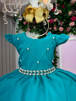 Vestido Ysa Kids Francine Verde Jade