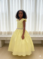 Vestido Ysa Kids Ariane Longo Amarelo