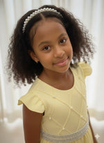 Vestido Ysa Kids Ariane Longo Amarelo